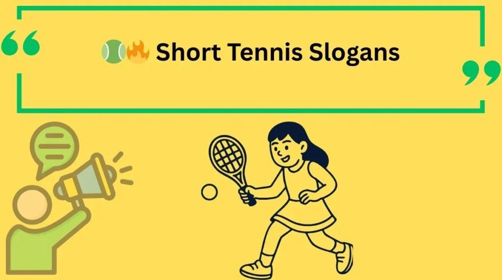 Short Tennis Slogans