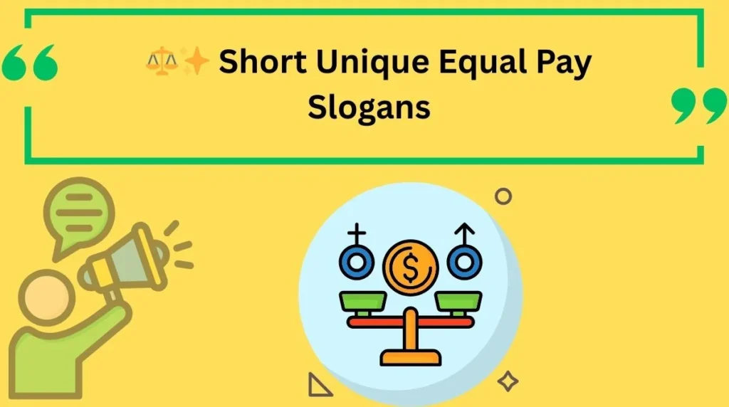 Short Unique Equal Pay Slogans