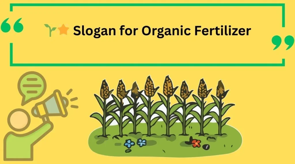 Slogan for Organic Fertilizer