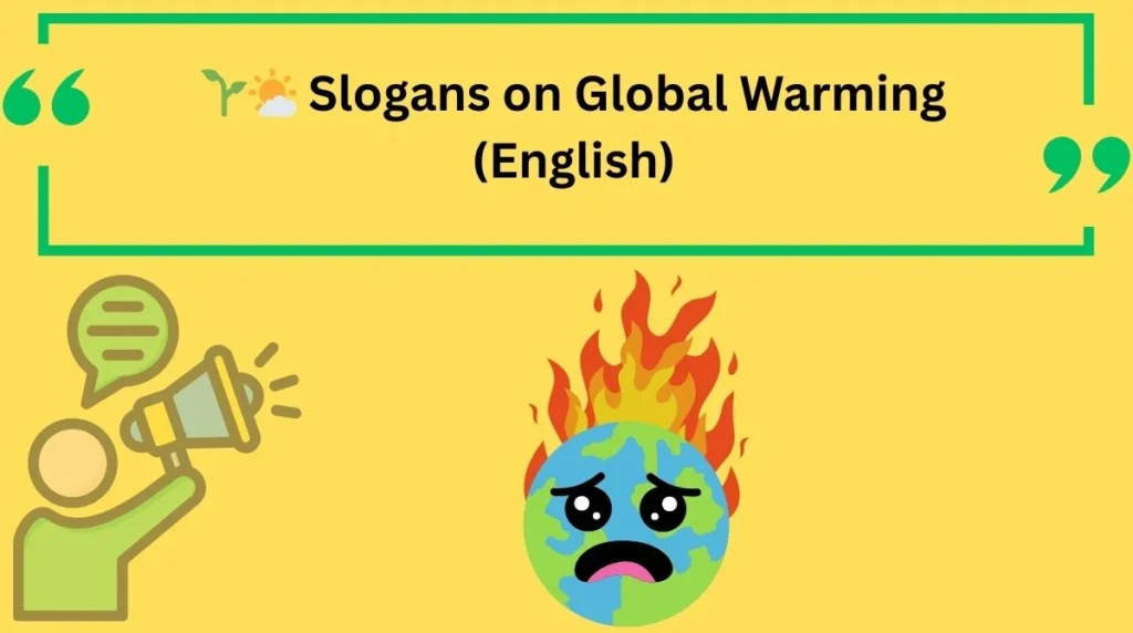 Slogans on Global Warming (English)