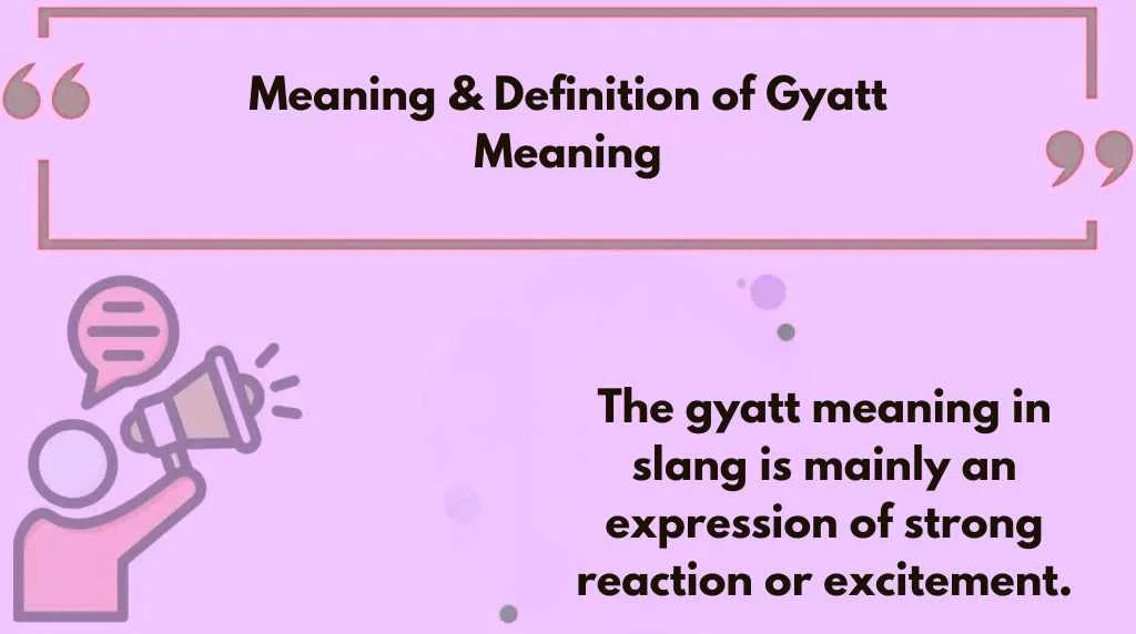Meaning & Definition of Gyatt Meaning