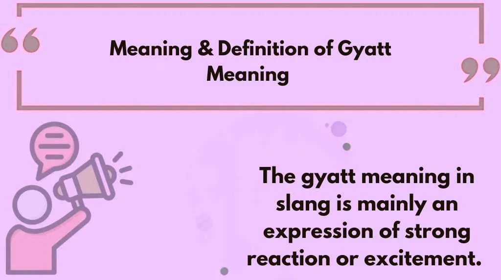 Meaning & Definition of Gyatt Meaning