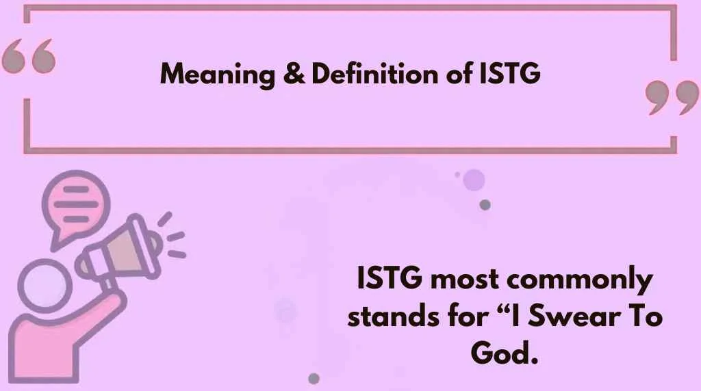 Meaning & Definition of ISTG