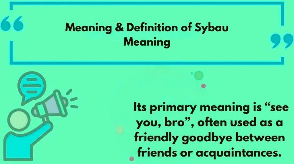 Meaning & Definition of Sybau Meaning