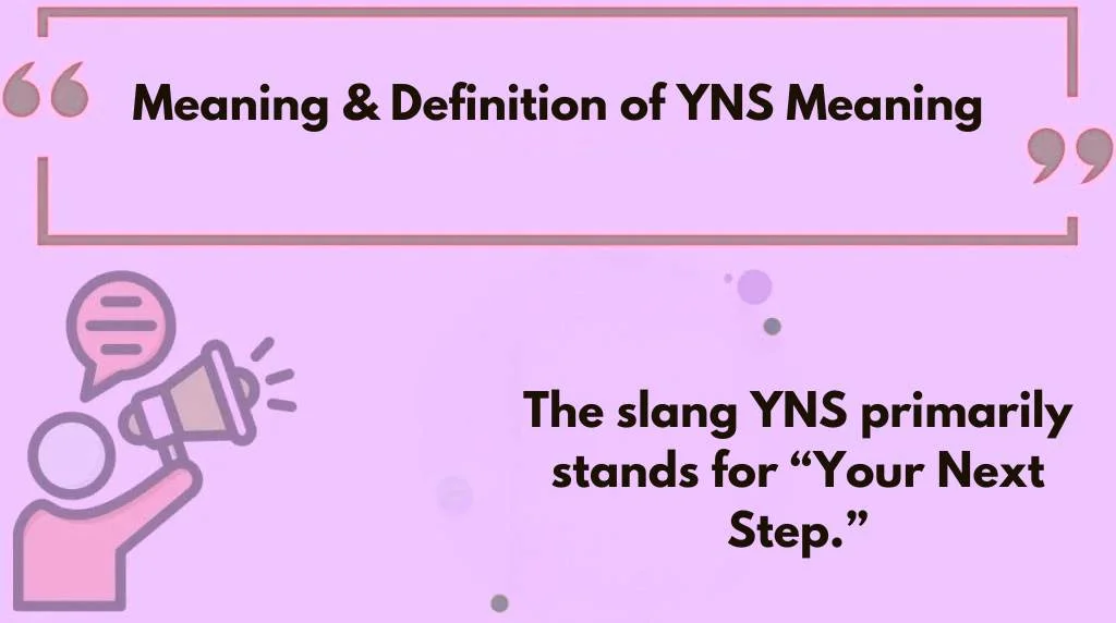 Meaning & Definition of YNS Meaning