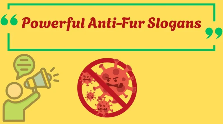 Powerful Anti-Fur Slogans