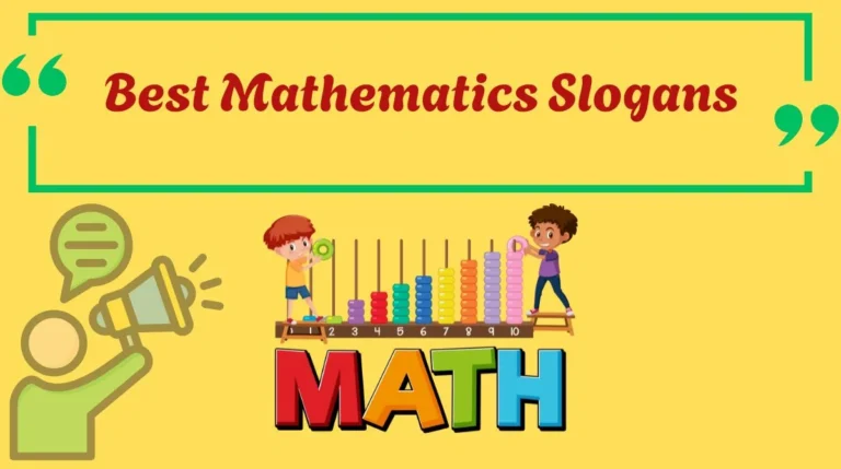 Best Mathematics Slogans