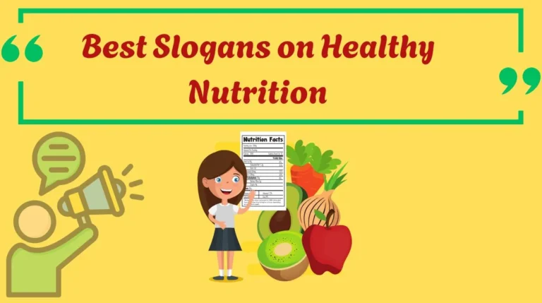 Best Slogans on Healthy Nutrition