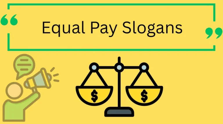 Equal Pay Slogans