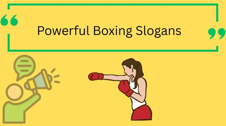 Powerful Boxing Slogans