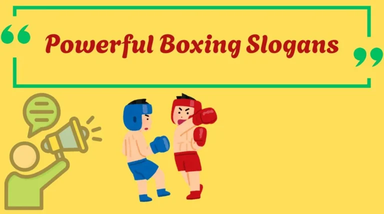 Powerful Boxing Slogans