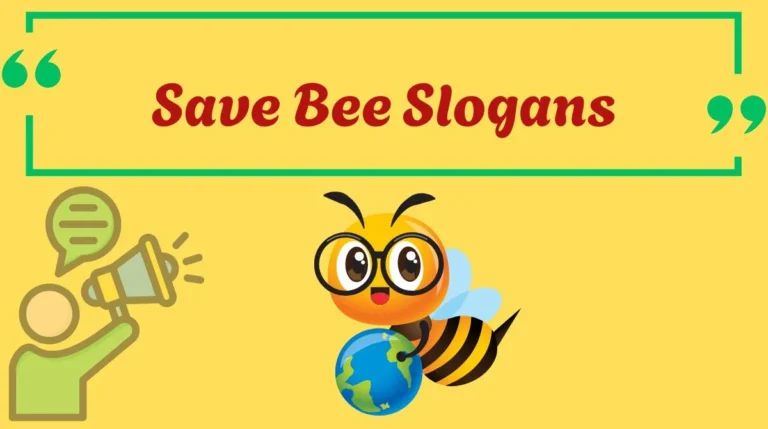 Save Bee Slogans