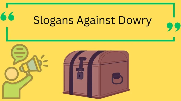 Slogans Against Dowry