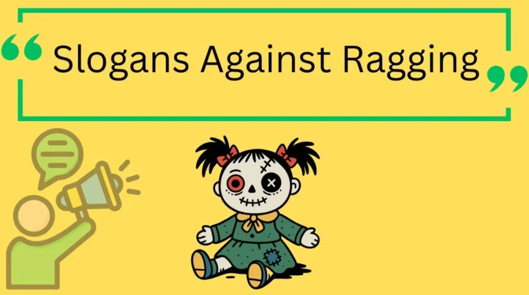 Slogans Against Ragging
