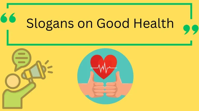 Slogans on Good Health