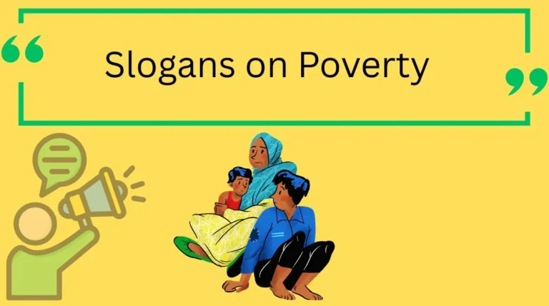 Slogans on Poverty