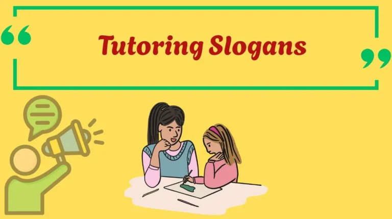 Tutoring Slogans