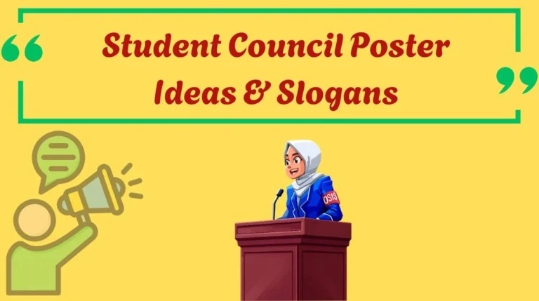 Student Council Poster Ideas & Slogans