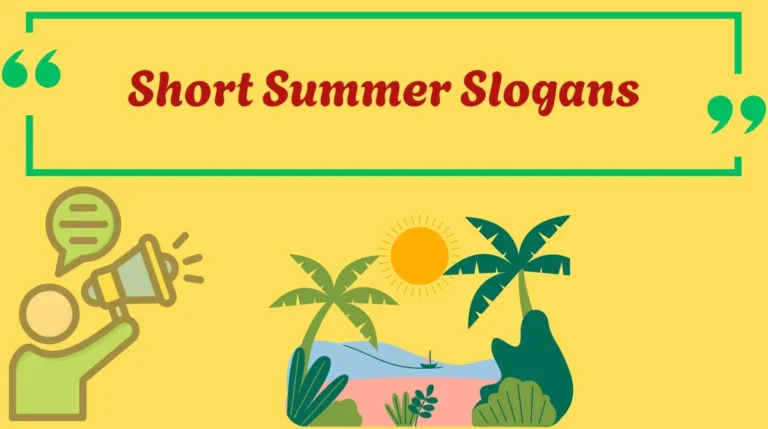 Short Summer Slogans