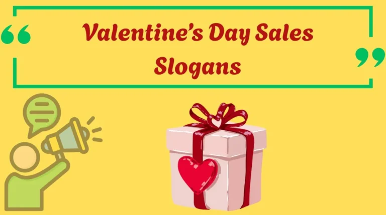 Valentineโs Day Sales Slogans