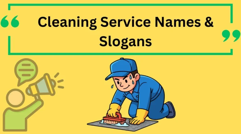 Cleaning Service Names & Slogans