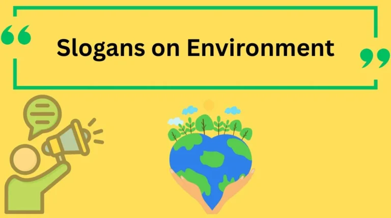 Slogans on Environment