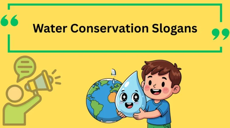 Water Conservation Slogans
