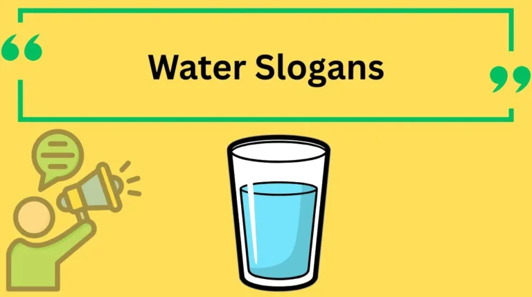 Water Slogans