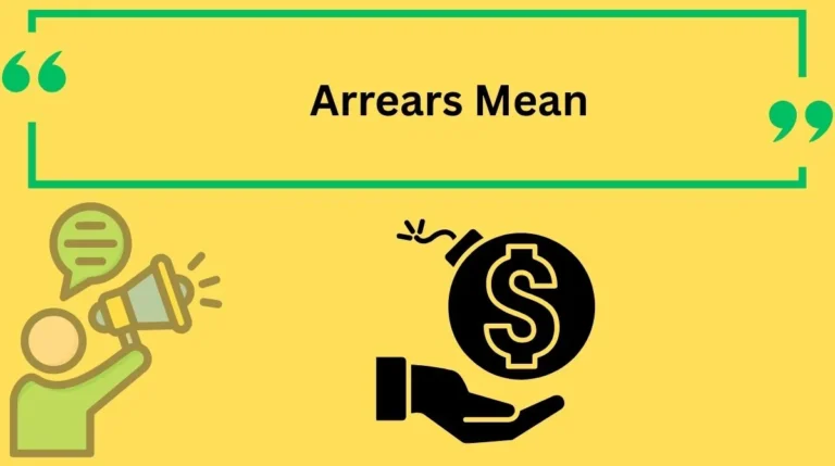 Arrears Mean