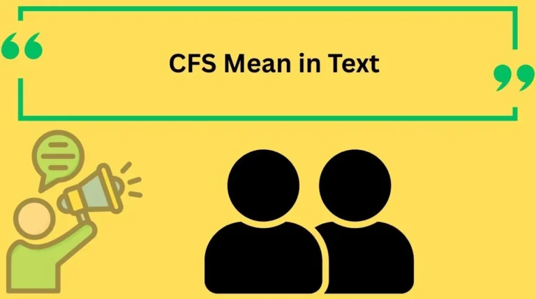 CFS Mean in Text