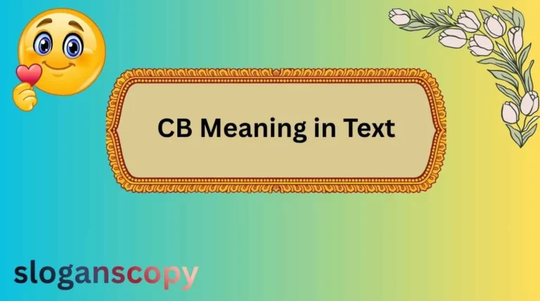 CB Meaning in Text