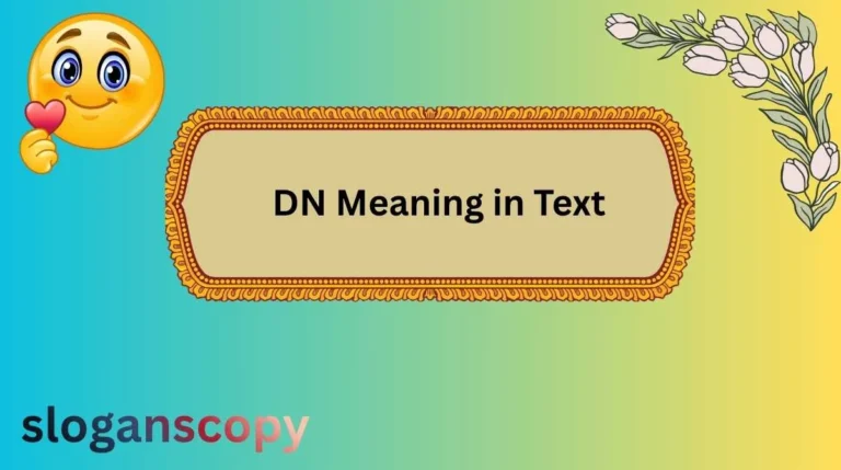 DN Meaning in Text