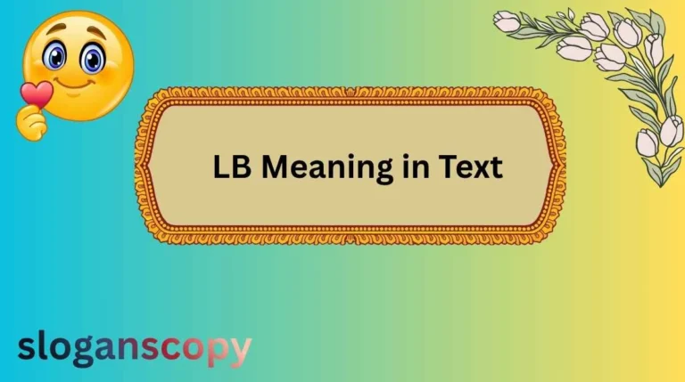 LB Meaning in Text