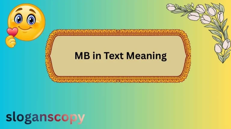 MB in Text Meaning