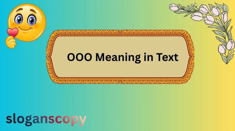 OOO Meaning in Text