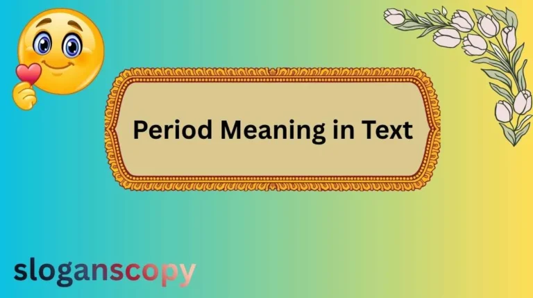 Period Meaning in Text