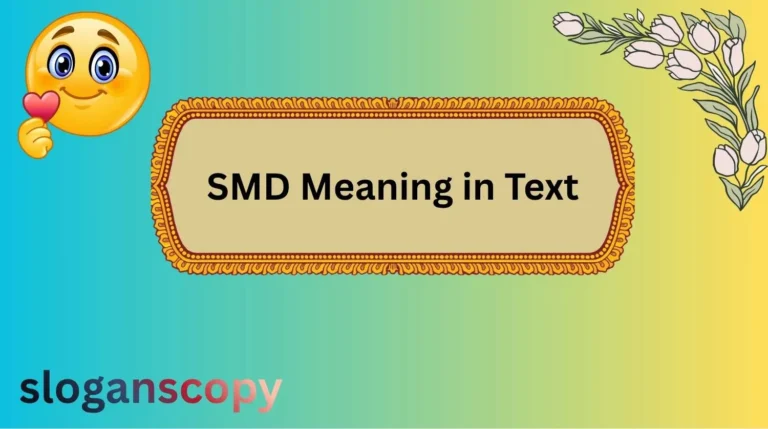 SMD Meaning in Text