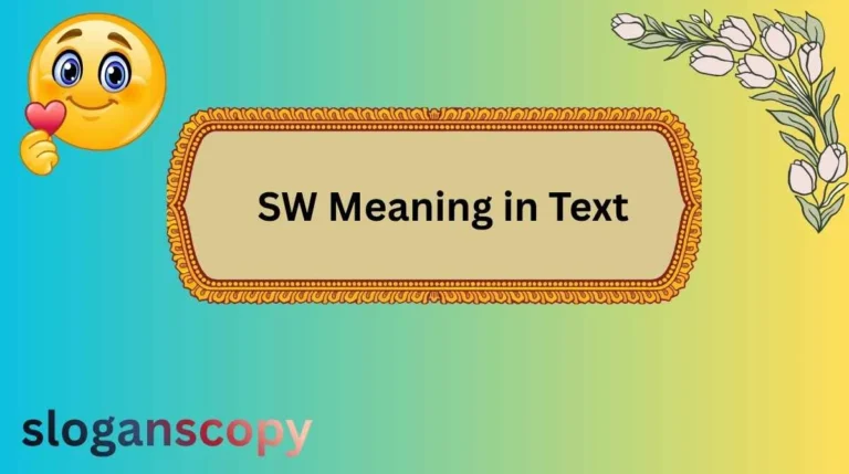 SW Meaning in Text